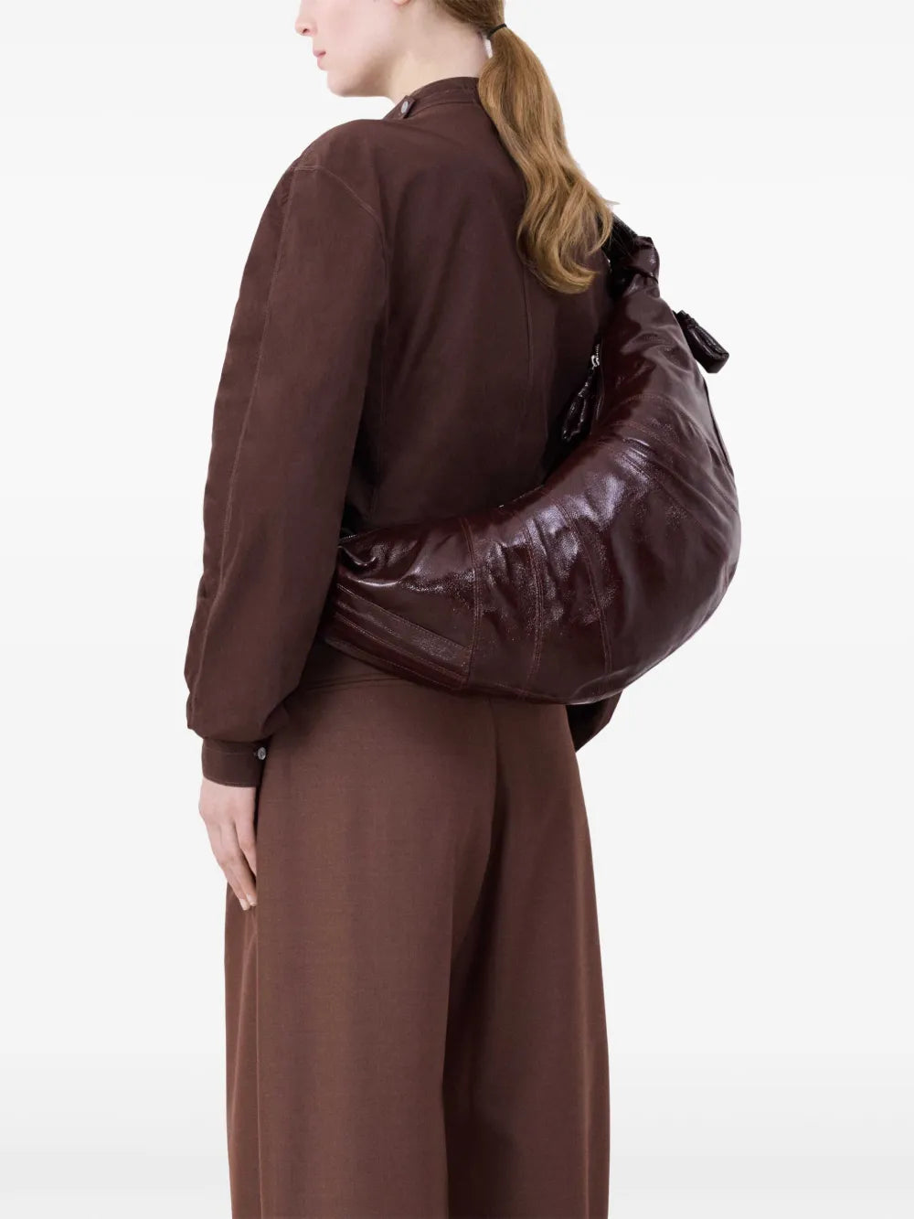 Lemaire Large Croissant Shoulder Bag — Same as shown — Size One Size — Back View