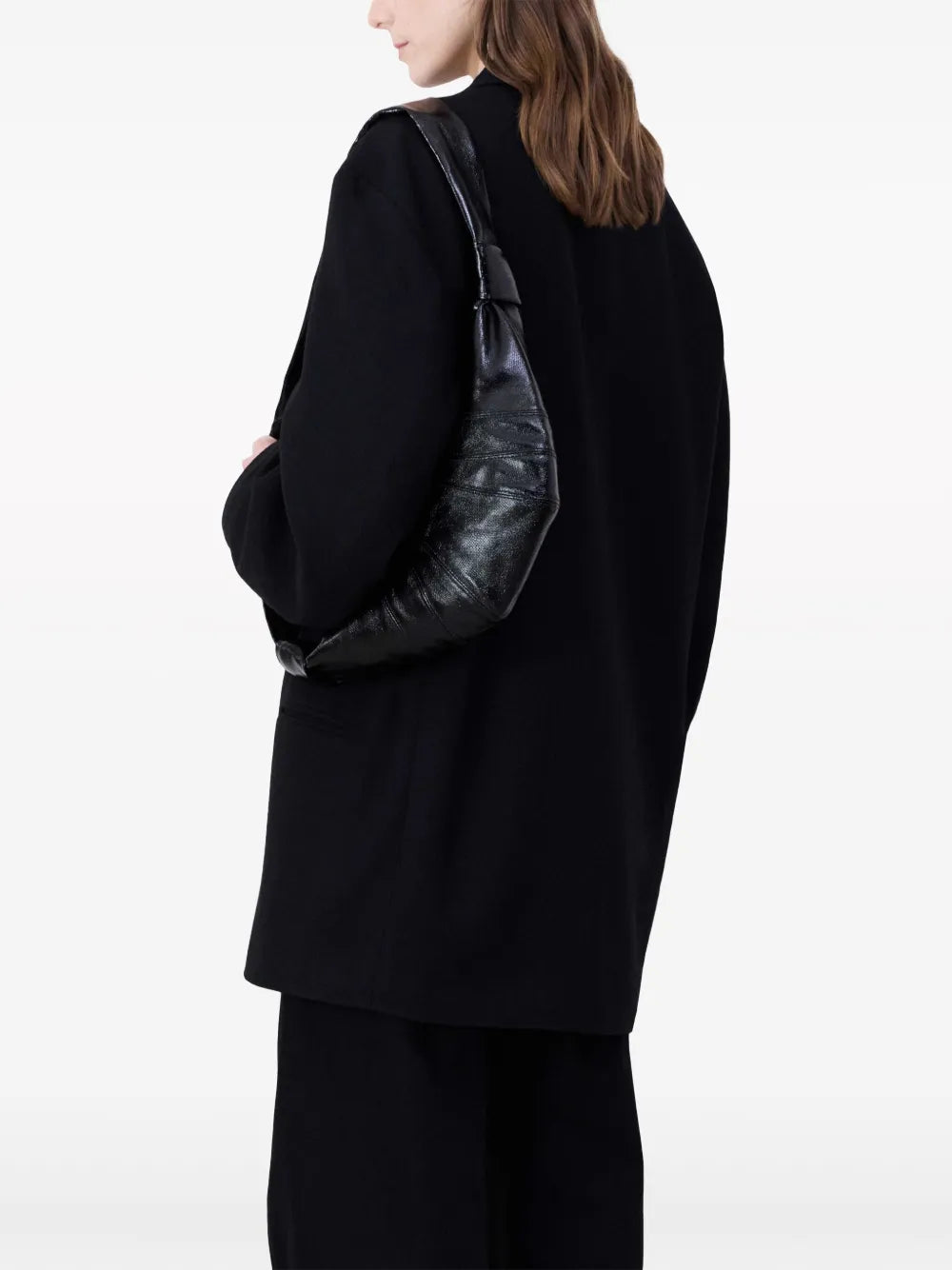 Lemaire Small Croissant Shoulder Bag — Same as shown — Size One Size — Back View