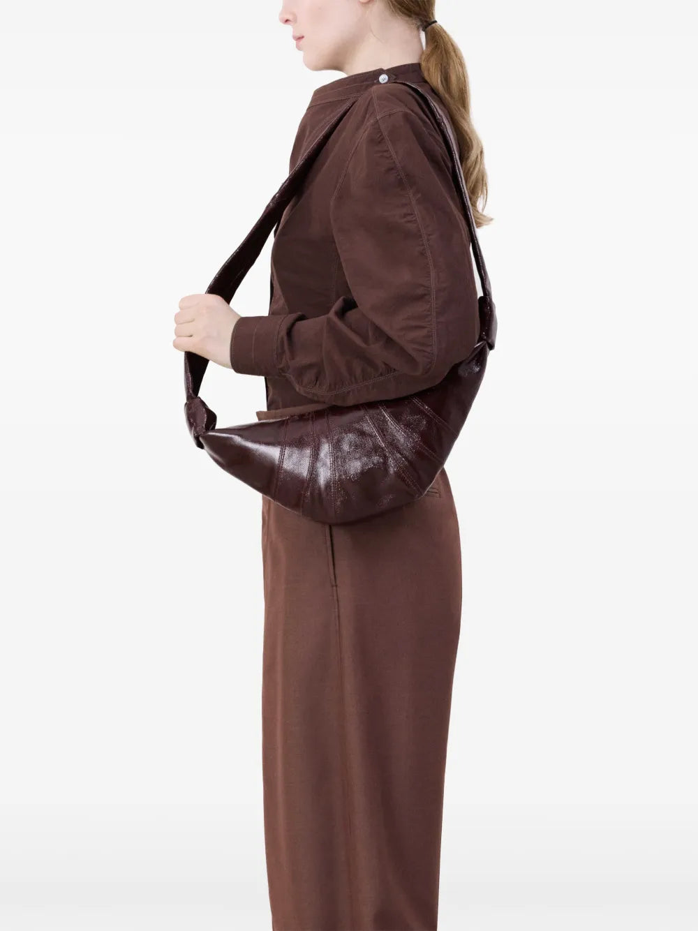 Lemaire Small Croissant Shoulder Bag — Same as shown — Size One Size — Back View