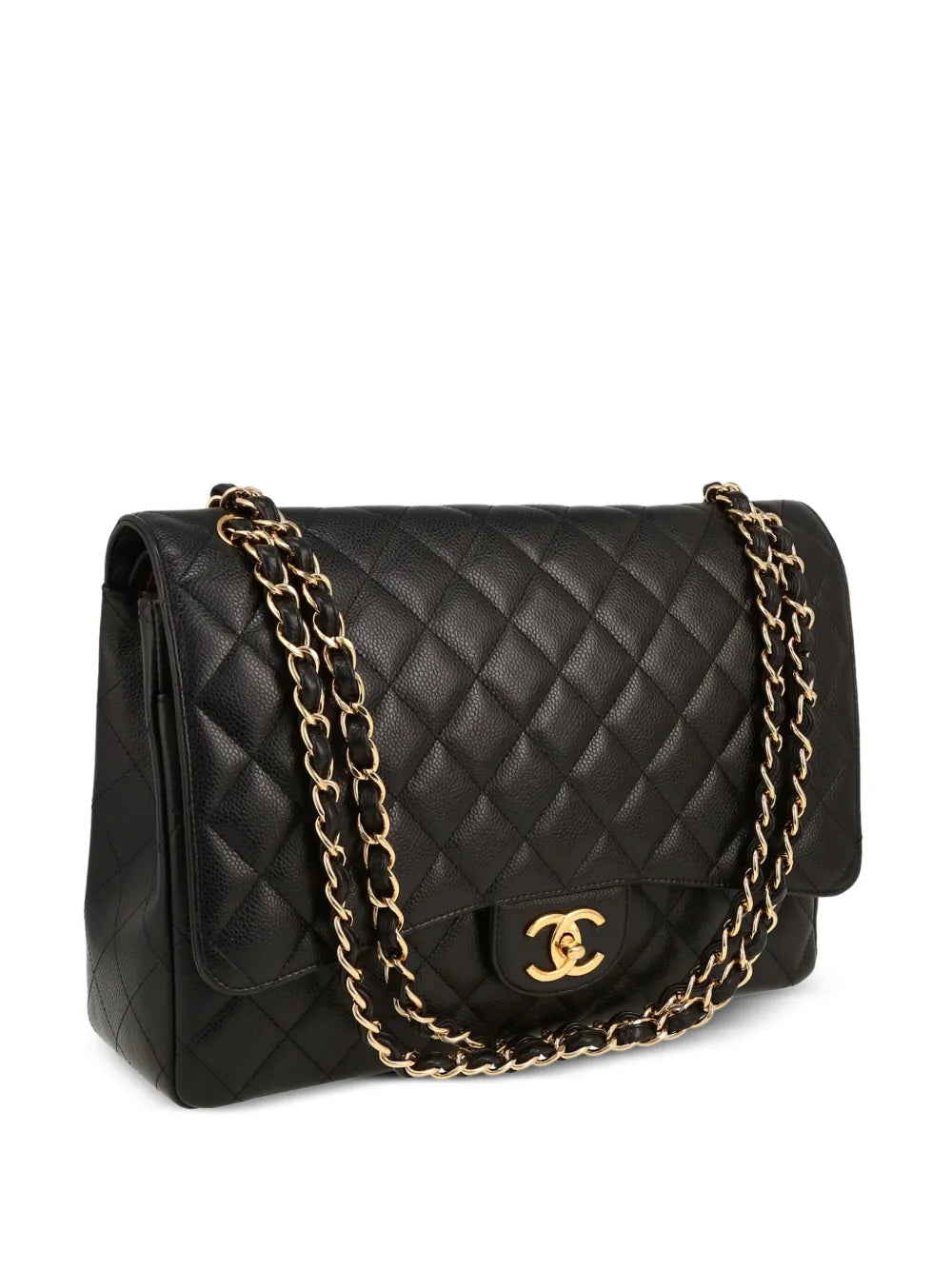 Chanel Pre Owned Jumbo Double Flap Shoulder Bag — Same as shown — Size One Size — Back View
