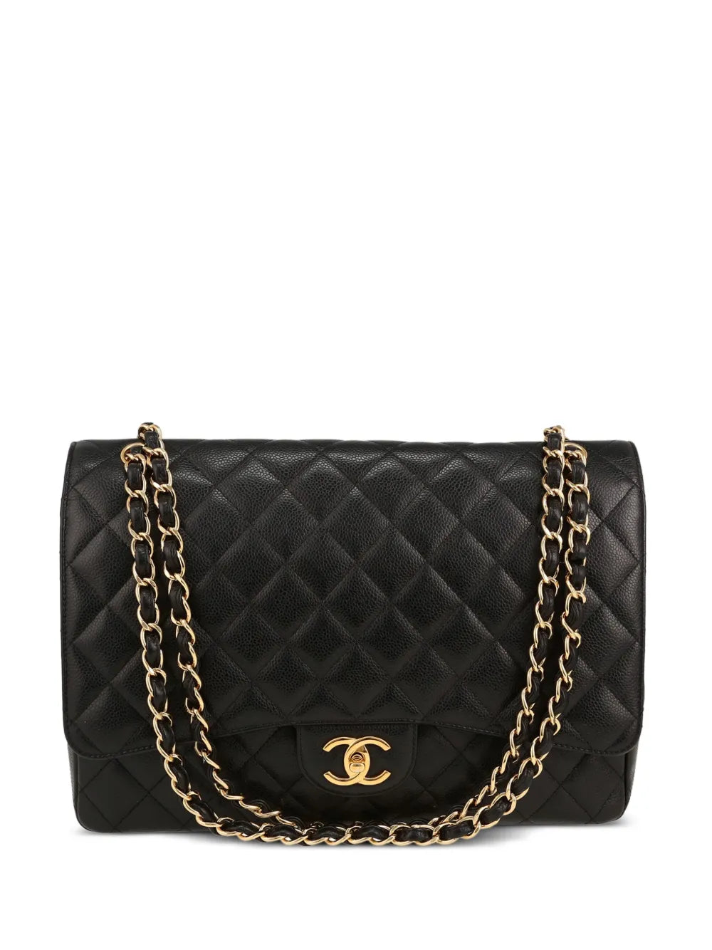 Chanel Pre Owned Jumbo Double Flap Shoulder Bag — Same as shown — Size One Size — Front View