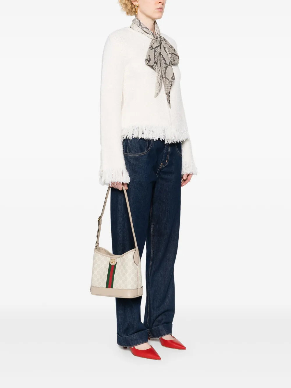 Gucci Small Ophidia Gg Shoulder Bag — Same as shown — Size One Size — Side View