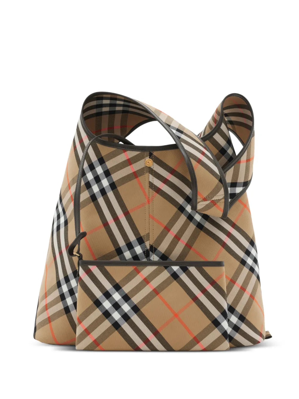 Burberry Large Check Shoulder Bag — Same as shown — Size One Size — Top View
