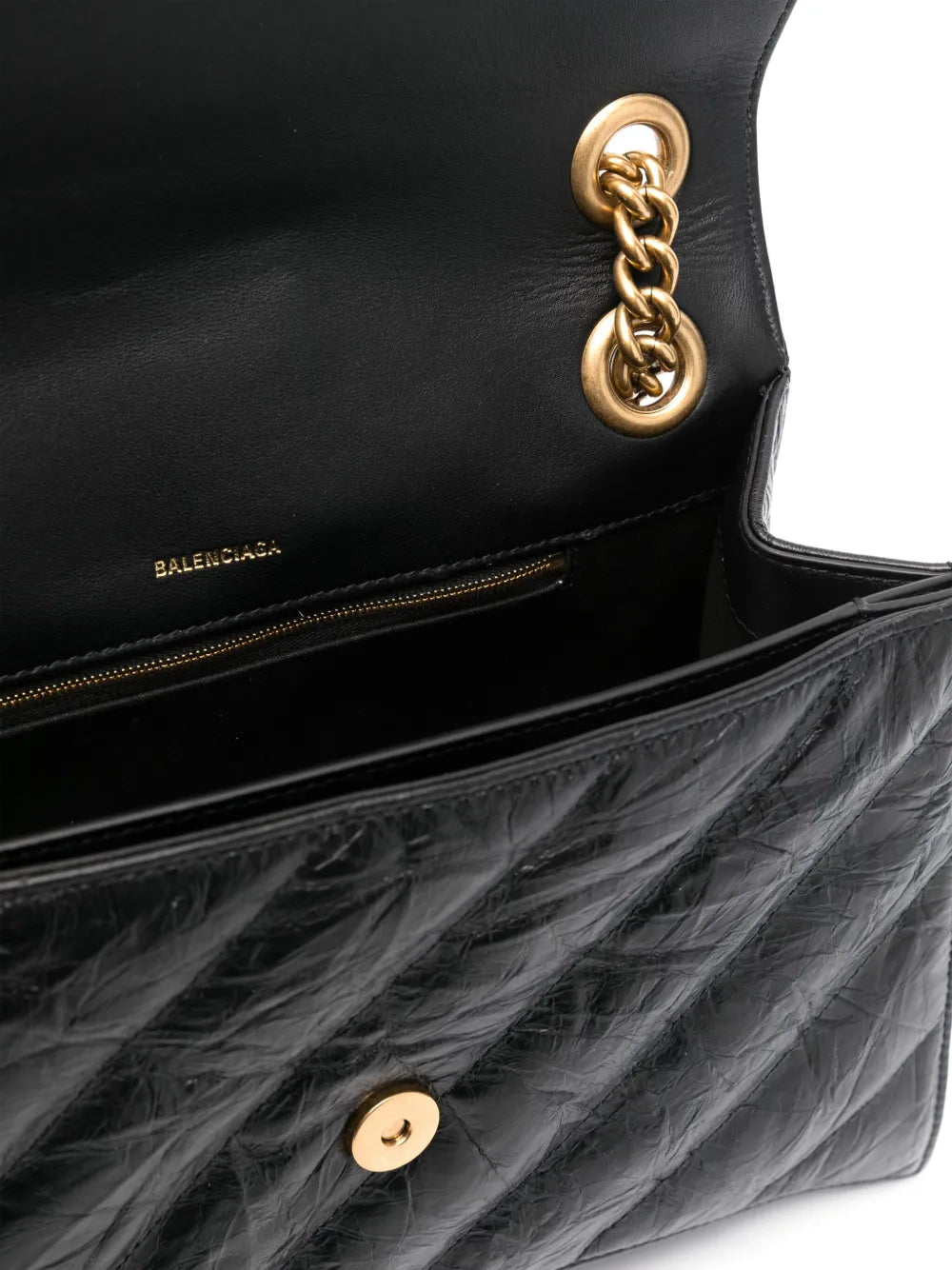 Balenciaga Medium Crush Shoulder Bag — Same as shown — Size One Size — Detail View