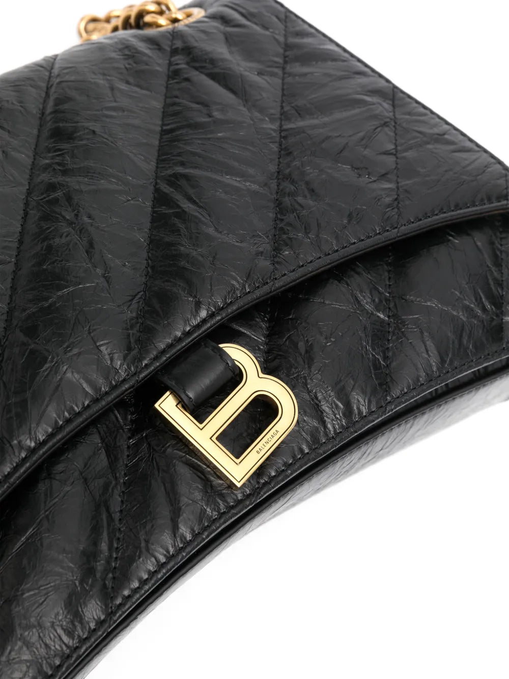 Balenciaga Medium Crush Shoulder Bag — Same as shown — Size One Size — Top View