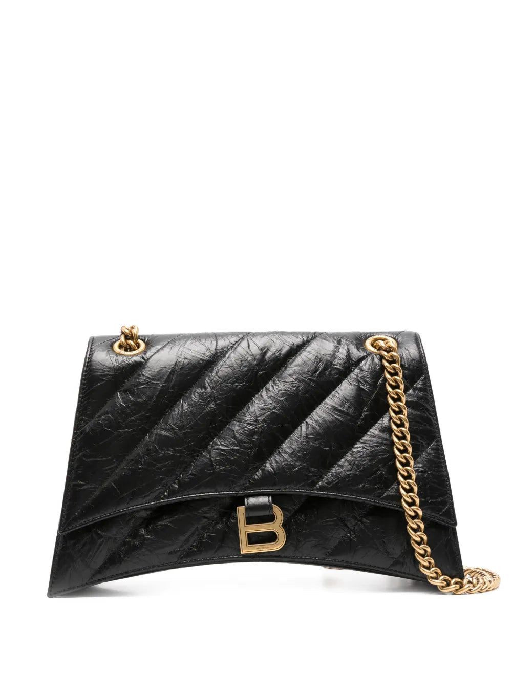 Balenciaga Medium Crush Shoulder Bag — Same as shown — Size One Size — Front View