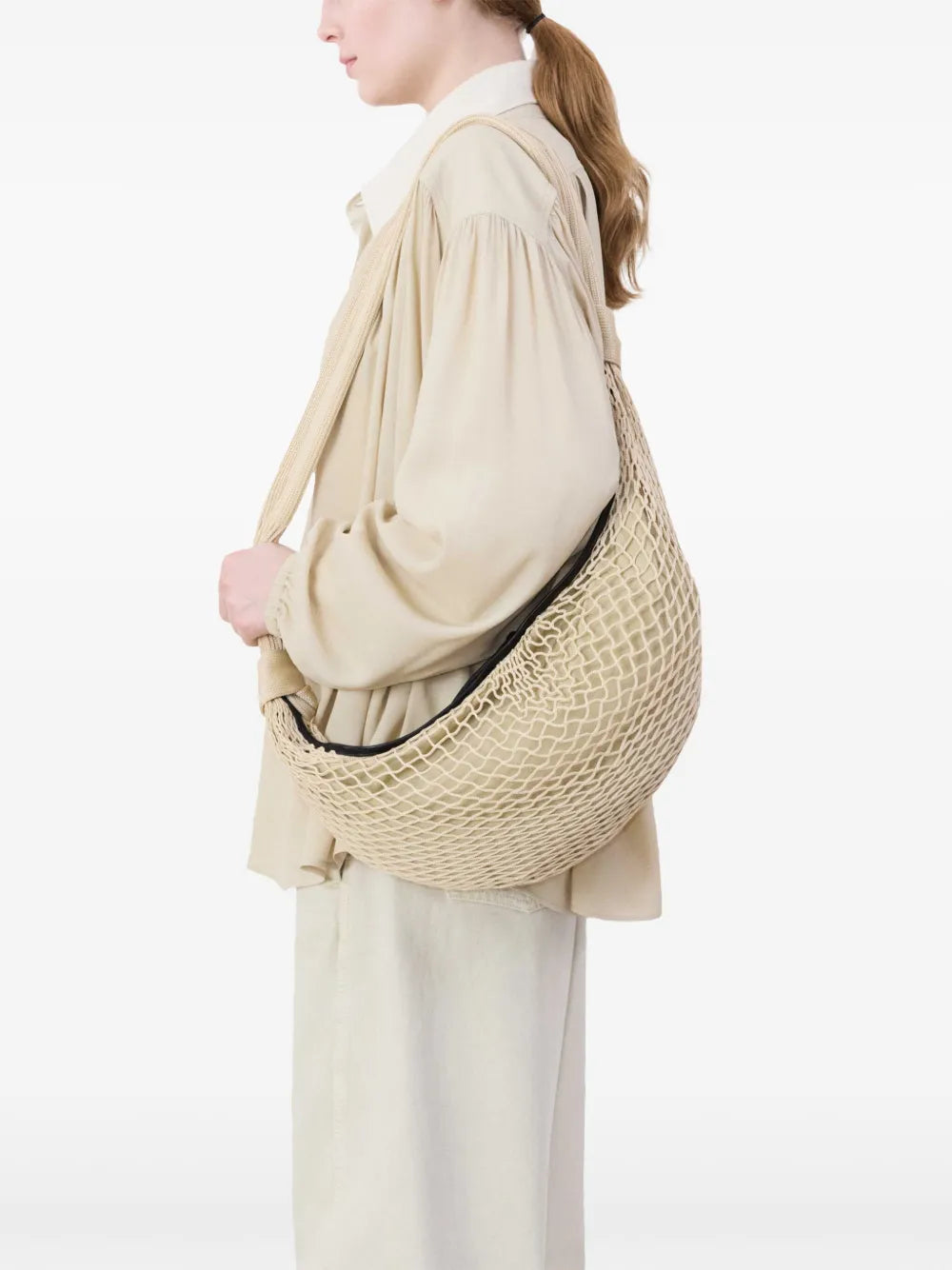 Lemaire Croissant Filt Shoulder Bag — Same as shown — Size One Size — Back View