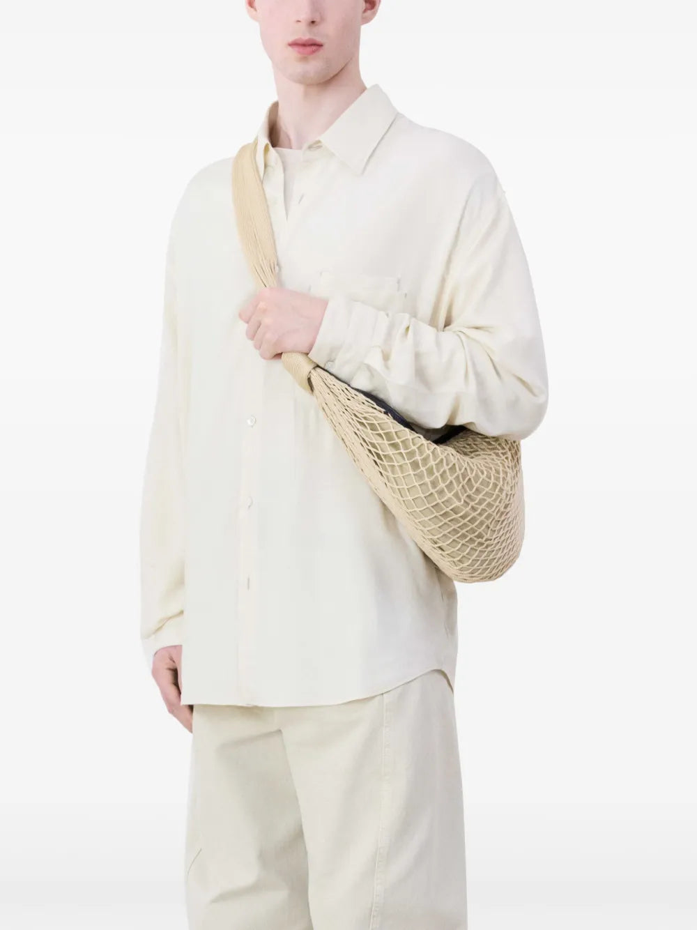 Lemaire Croissant Filt Shoulder Bag — Same as shown — Size One Size — Side View
