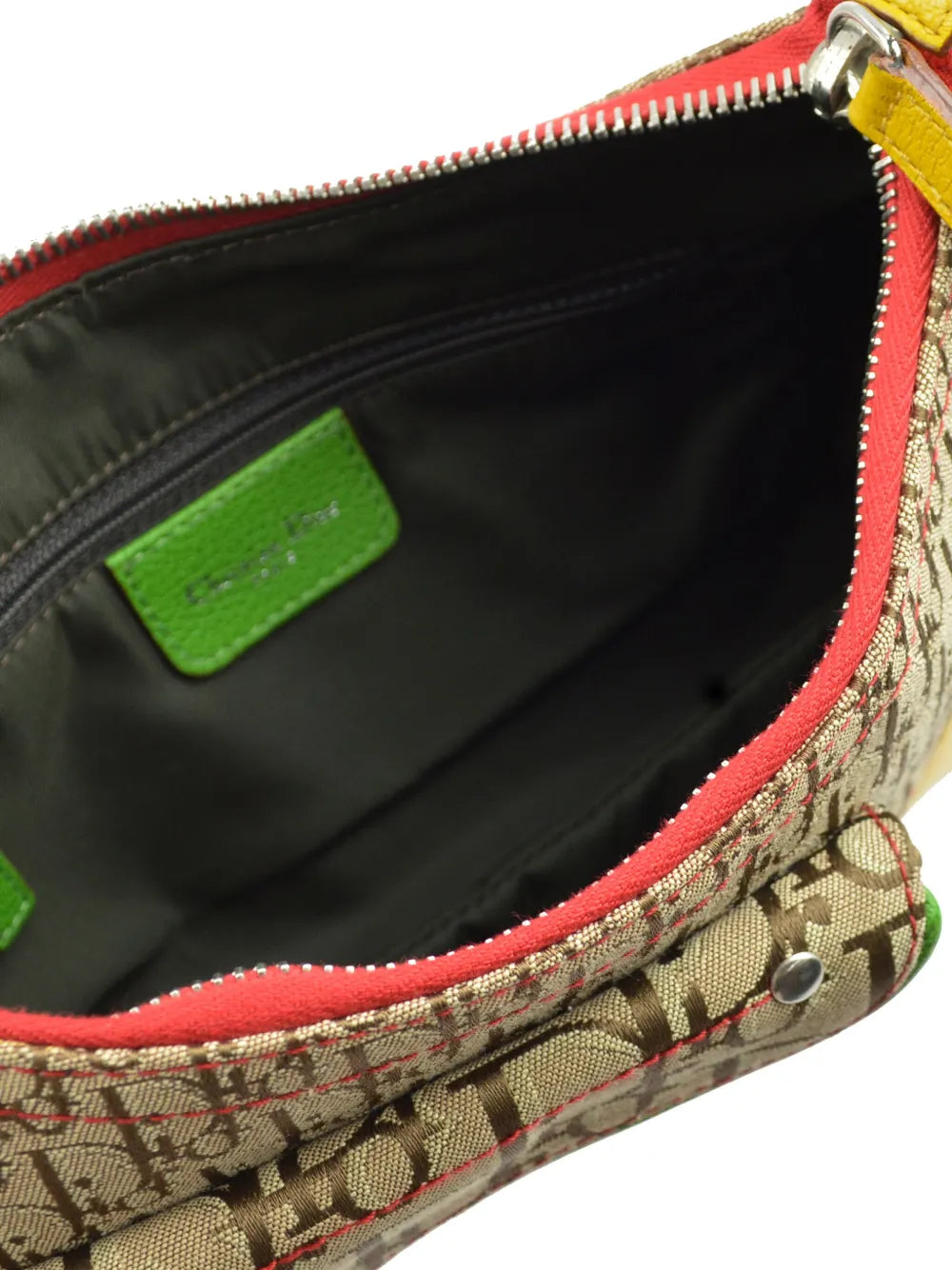 Christian Dior Pre Owned 2004 Rasta Trotter Saddle Shoulder Bag — Same as shown — Size One Size — Top View