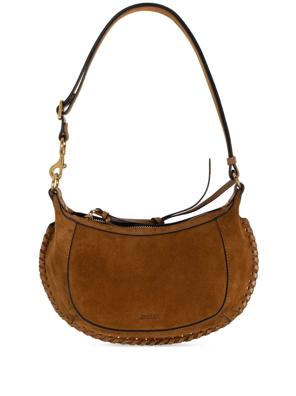 Isabel Marant Oskan Moon Suede Shoulder Bag — Same as shown — Size One Size — Front View