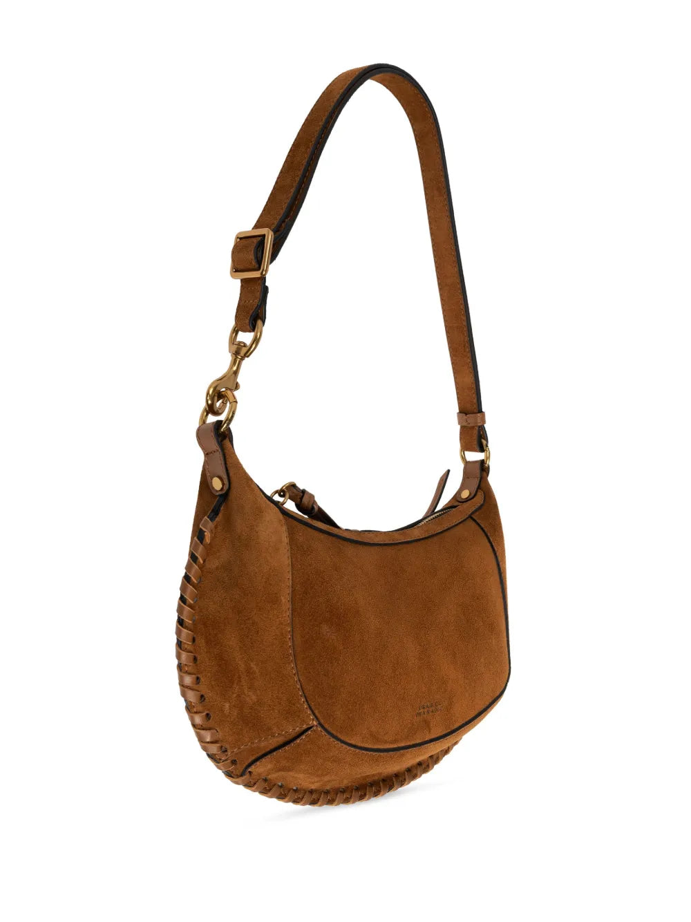Isabel Marant Oskan Moon Suede Shoulder Bag — Same as shown — Size One Size — Top View