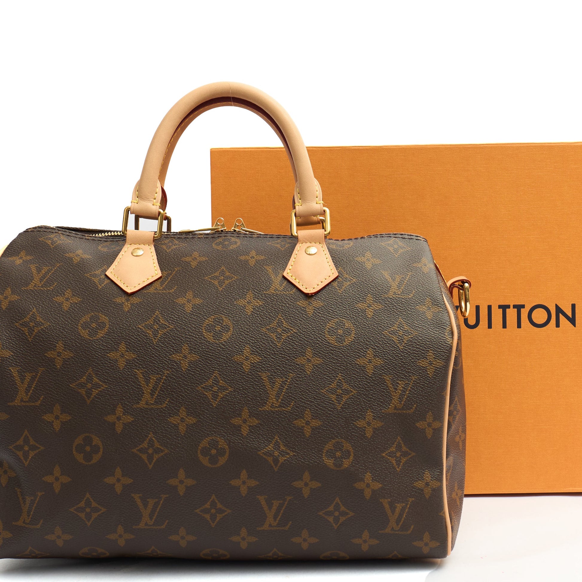 Louis Vuitton Cross Body Speedy Bandouliere 30 in Monogram, Canvas — Alternate View 10