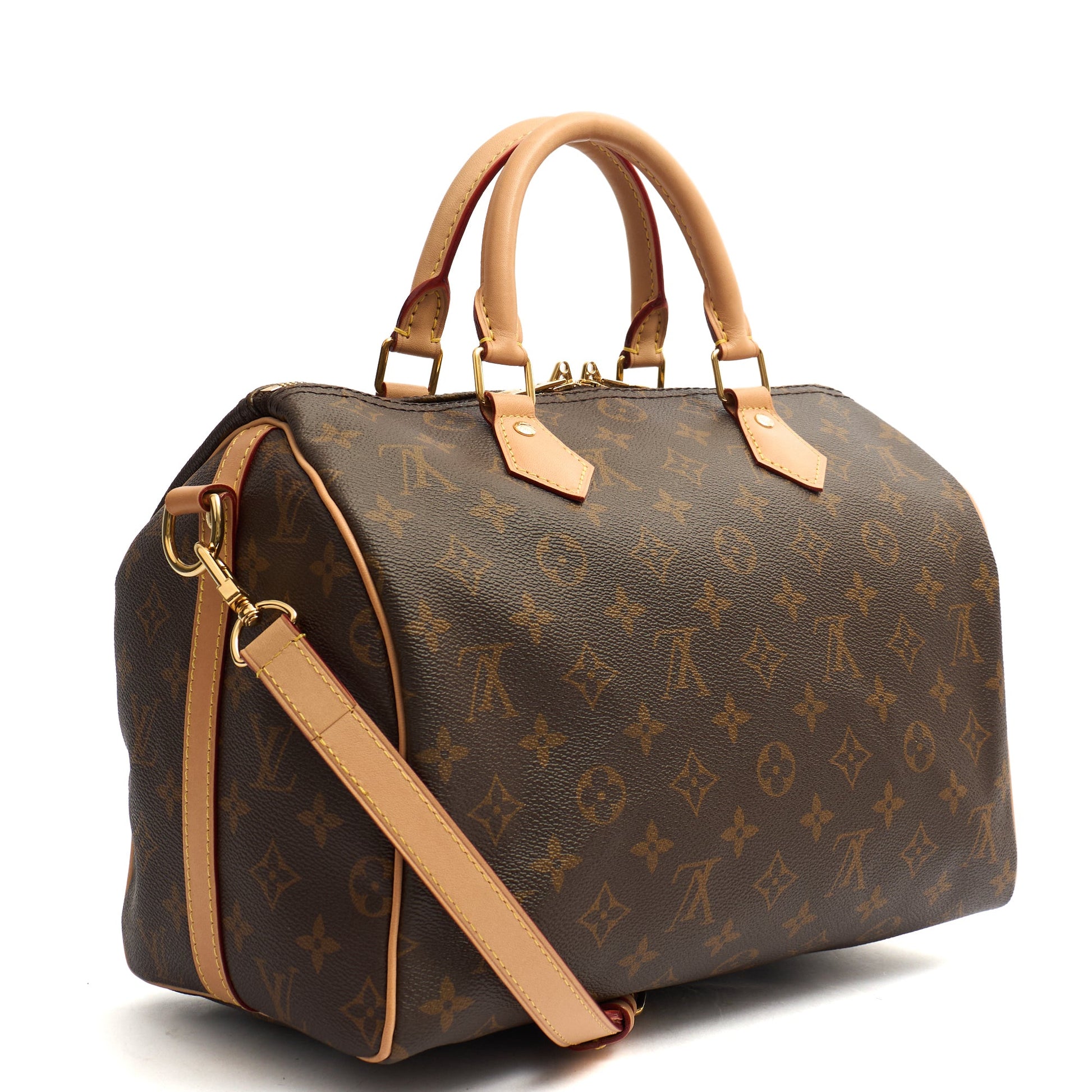 Louis Vuitton Cross Body Speedy Bandouliere 30 in Monogram, Canvas — Alternate View 11