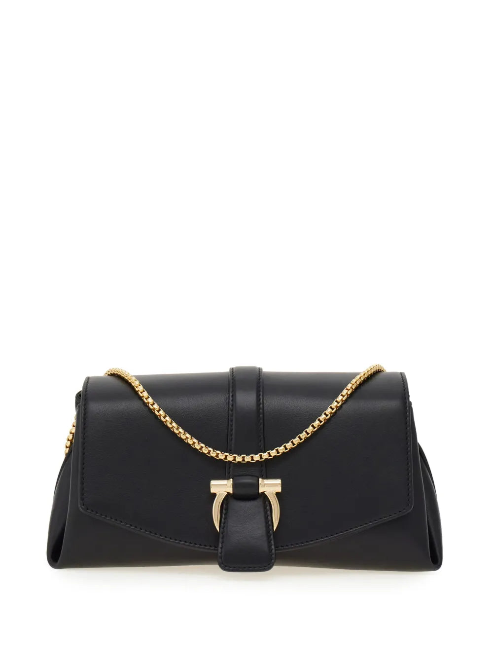 Ferragamo Small Front Flap Soulder Bag — Same as shown — Size One Size — Front View