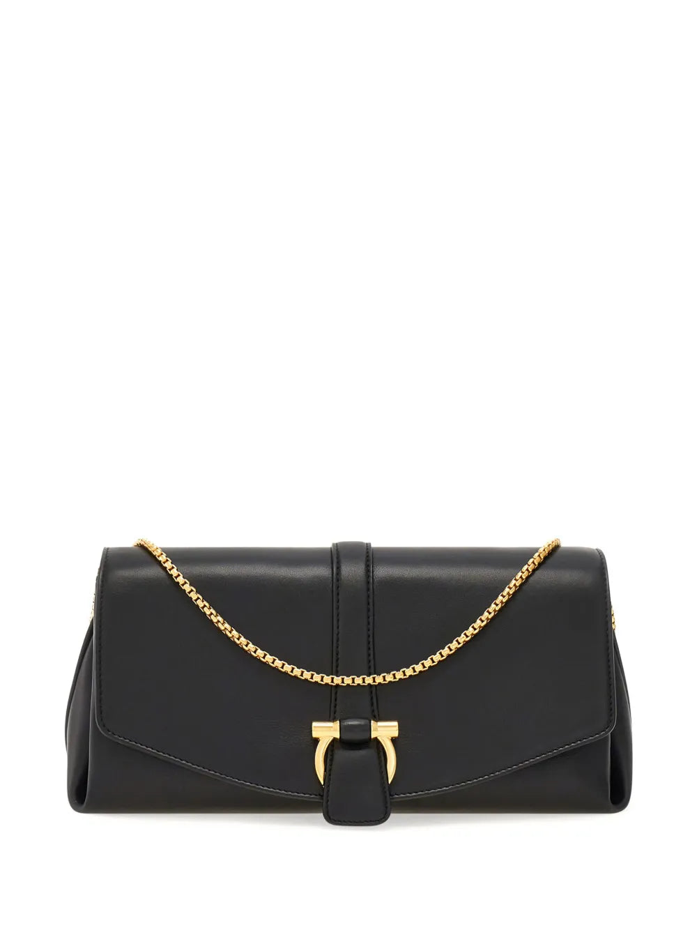 Ferragamo Medium Front Flap Soulder Bag — Same as shown — Size One Size — Front View