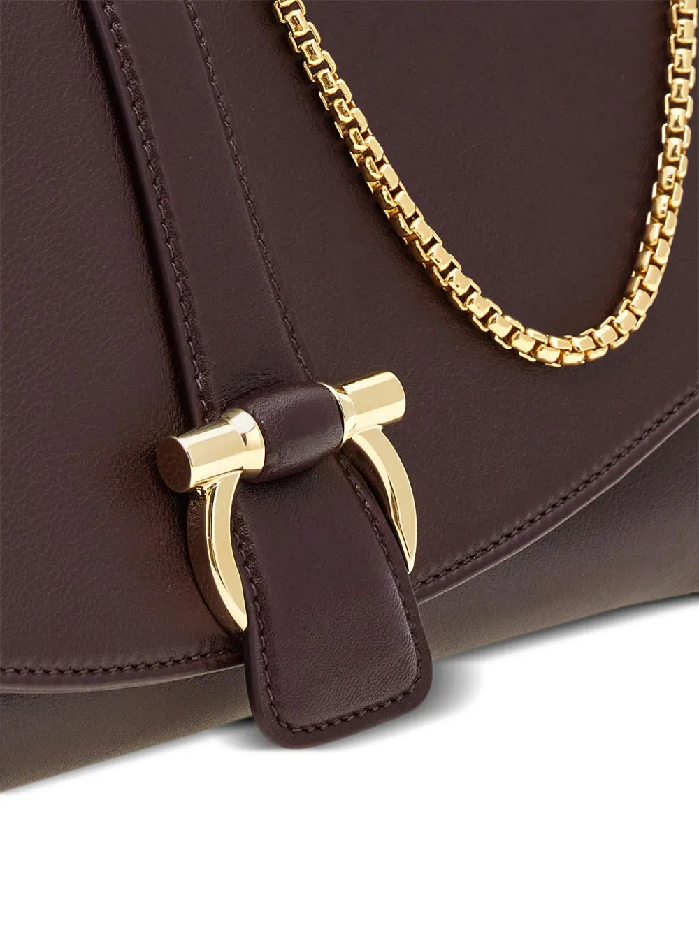 Ferragamo Medium Front Flap Soulder Bag — Same as shown — Size One Size — Detail View