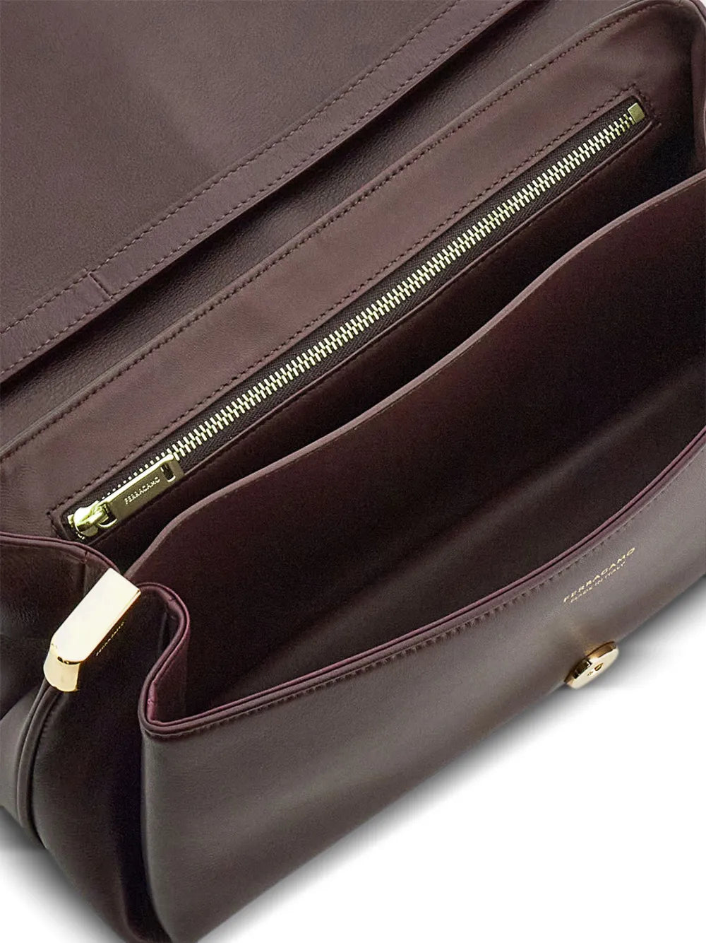 Ferragamo Medium Front Flap Soulder Bag — Same as shown — Size One Size — Lifestyle View