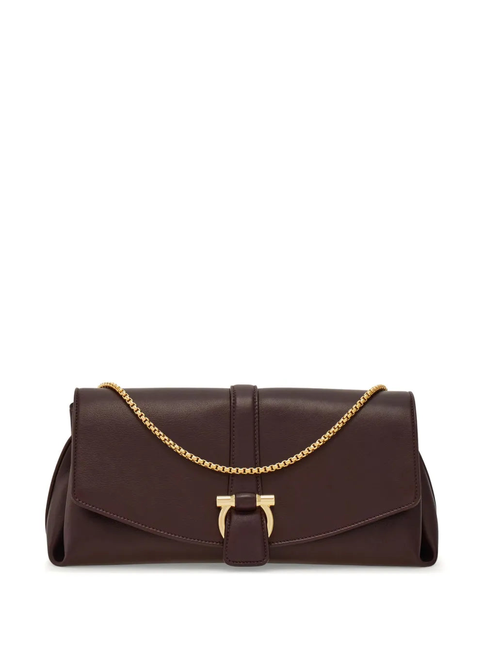 Ferragamo Medium Front Flap Soulder Bag — Same as shown — Size One Size — Front View
