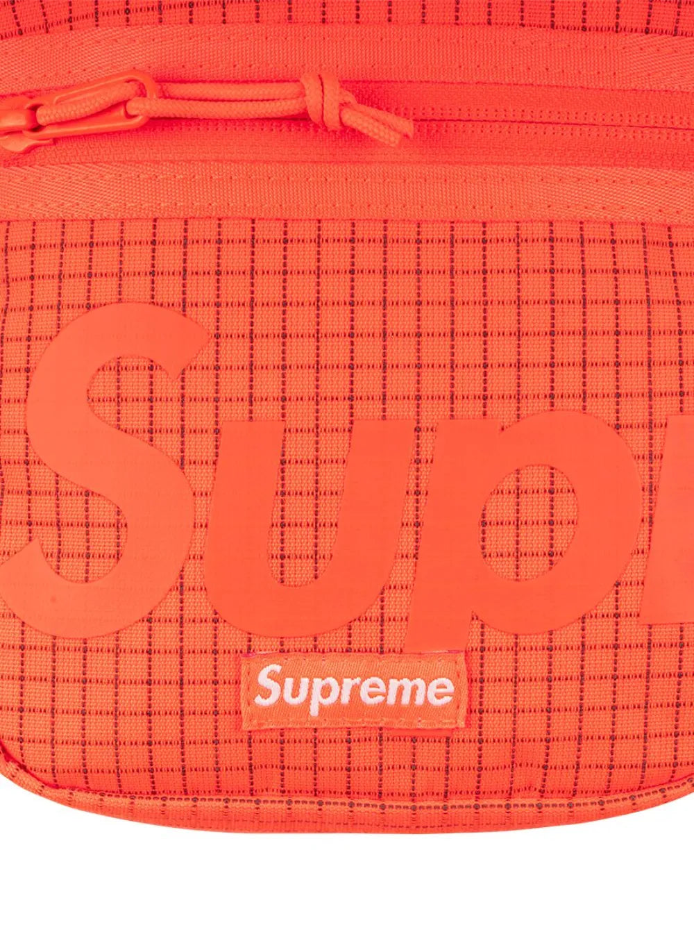 Supreme Logo Print Grid Pattern Shoulder Bag — Same as shown — Size One Size — Back View