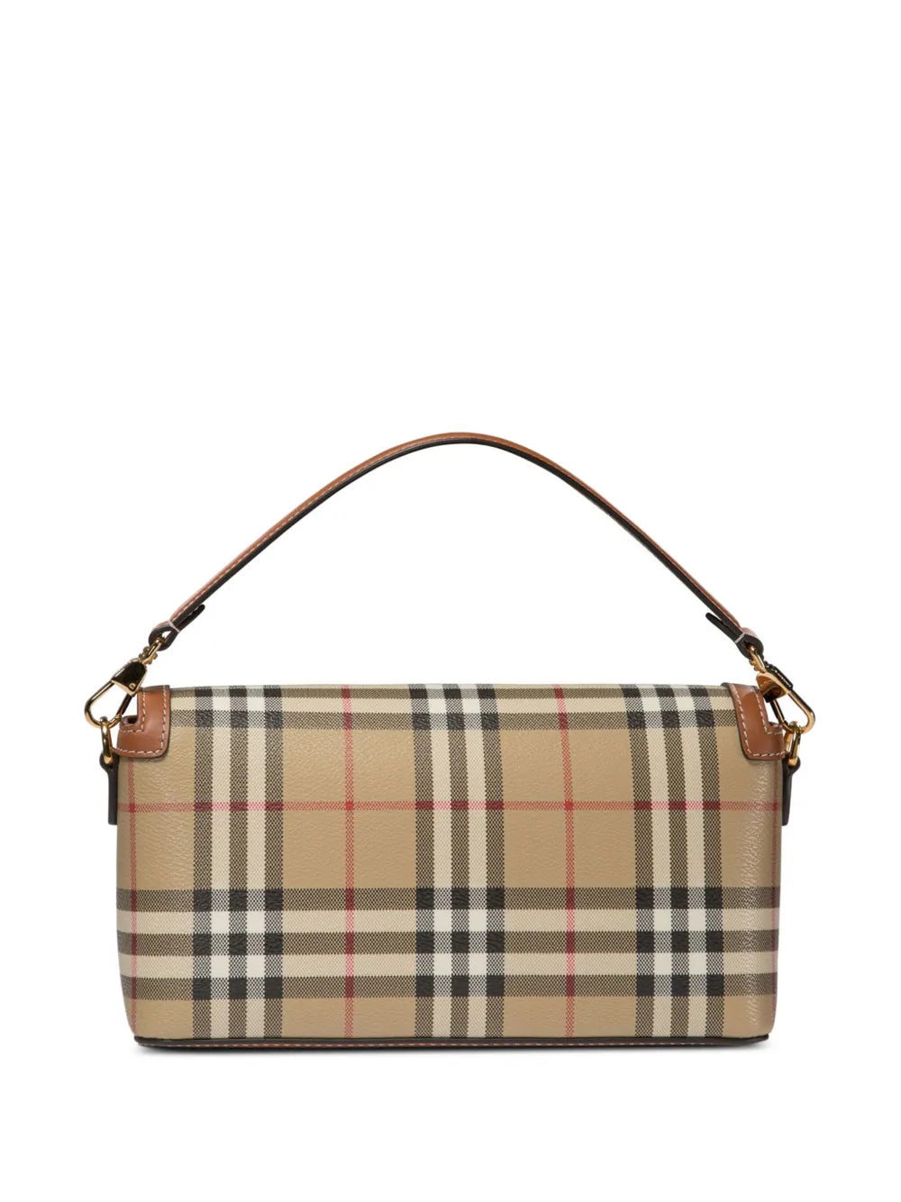 Burberry Vintage Check Logo Plaque Shoulder Bag — Same as shown — Size One Size — Side View