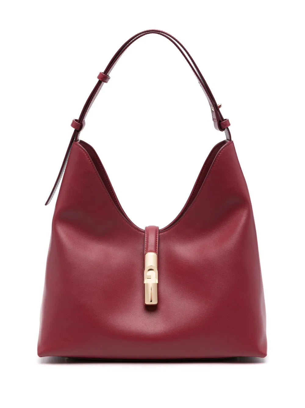 Furla Logo Stamp Shoulder Bag — Same as shown — Size One Size — Front View