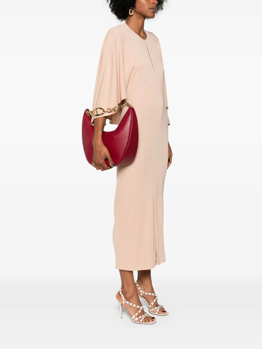 Valentino Garavani Medium Vlogo Moon Hobo Bag — Same as shown — Size One Size — Side View