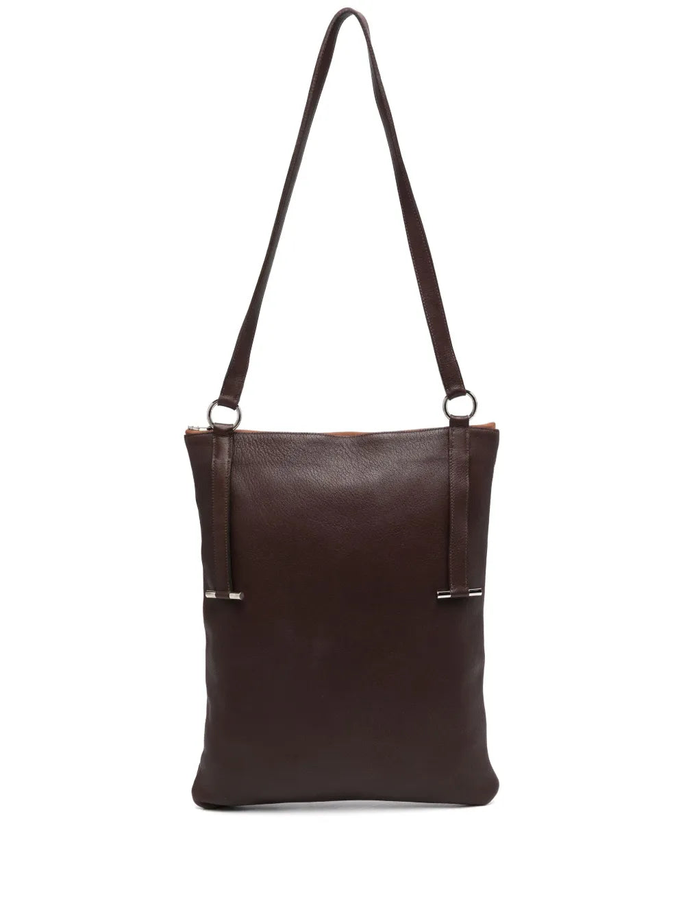 Hermes Pre Owned 2002S Leather Shoulder Bag — Same as shown — Size One Size — Front View