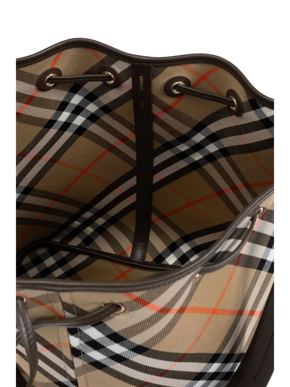 Burberry Vintage Check Bucket Shoulder Bag — Same as shown — Size One Size — Detail View