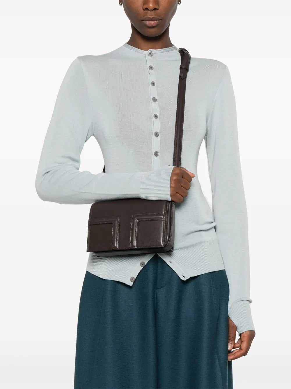 Toteme Mini T Flap Tote Bag — Same as shown — Size One Size — Side View
