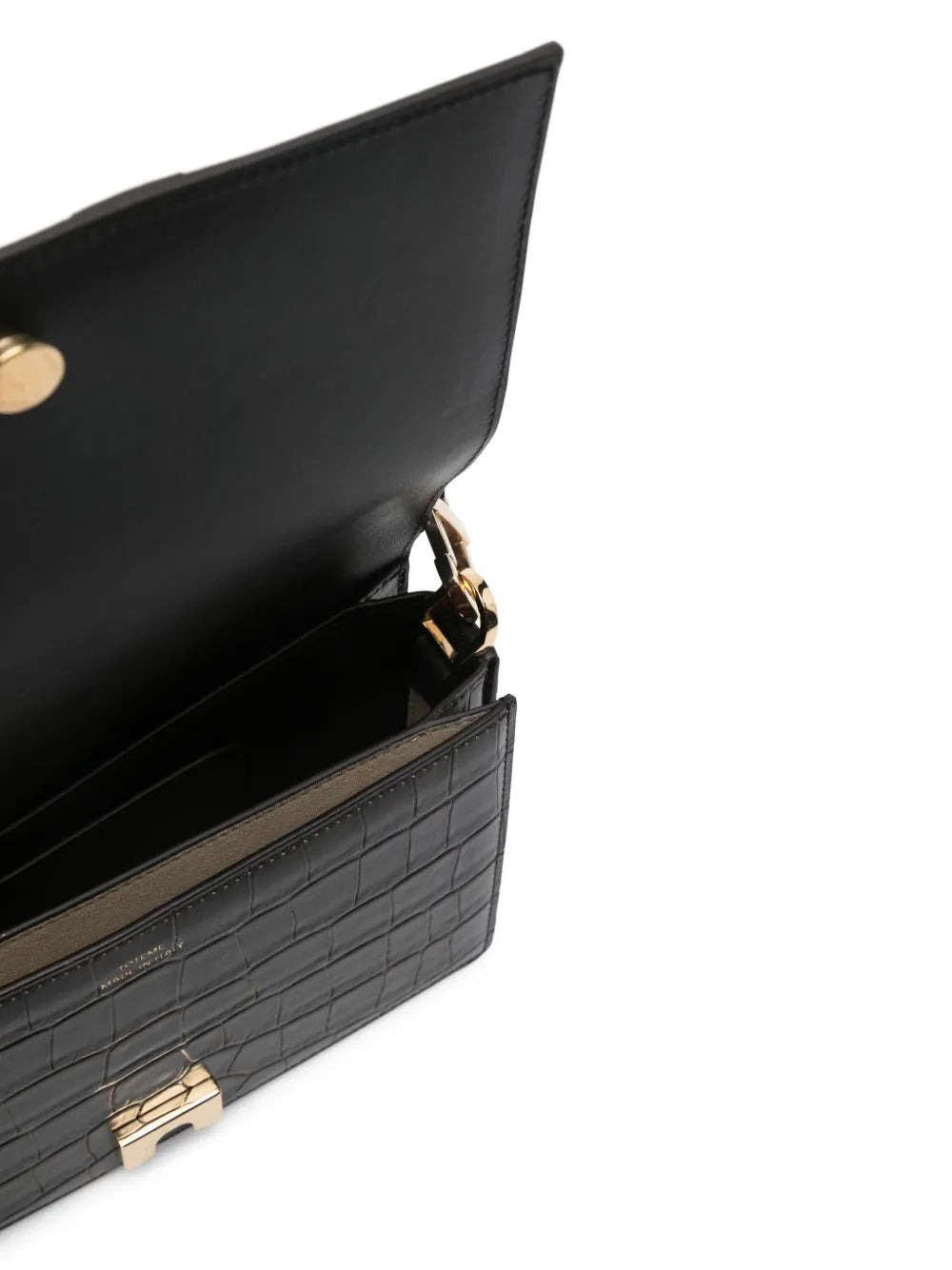 Toteme T Flap Crocodile Embossed Mini Bag — Same as shown — Size One Size — Detail View