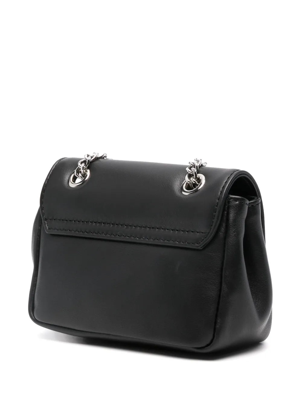 Vivienne Westwood Small Orb Plaque Leather Shoulder Bag — Same as shown — Size One Size — Back View