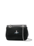 Vivienne Westwood Small Orb Plaque Leather Shoulder Bag — Same as shown — Size One Size — Front View