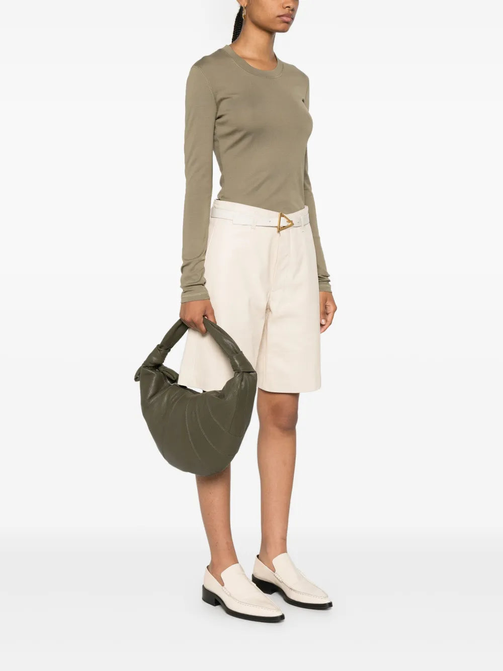 Lemaire Fortune Croissant Shoulder Bag — Same as shown — Size One Size — Side View