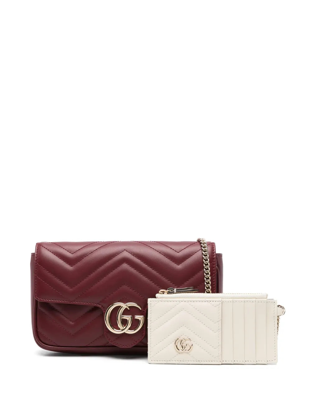 Gucci Mini Marmont Cross Body Bag — Same as shown — Size One Size — Lifestyle View