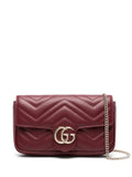 Gucci Mini Marmont Cross Body Bag — Same as shown — Size One Size — Front View