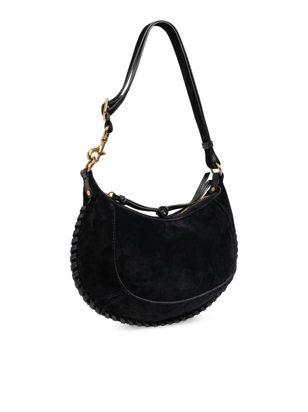 Isabel Marant Oskan Moon Suede Shoulder Bag — Same as shown — Size One Size — Top View