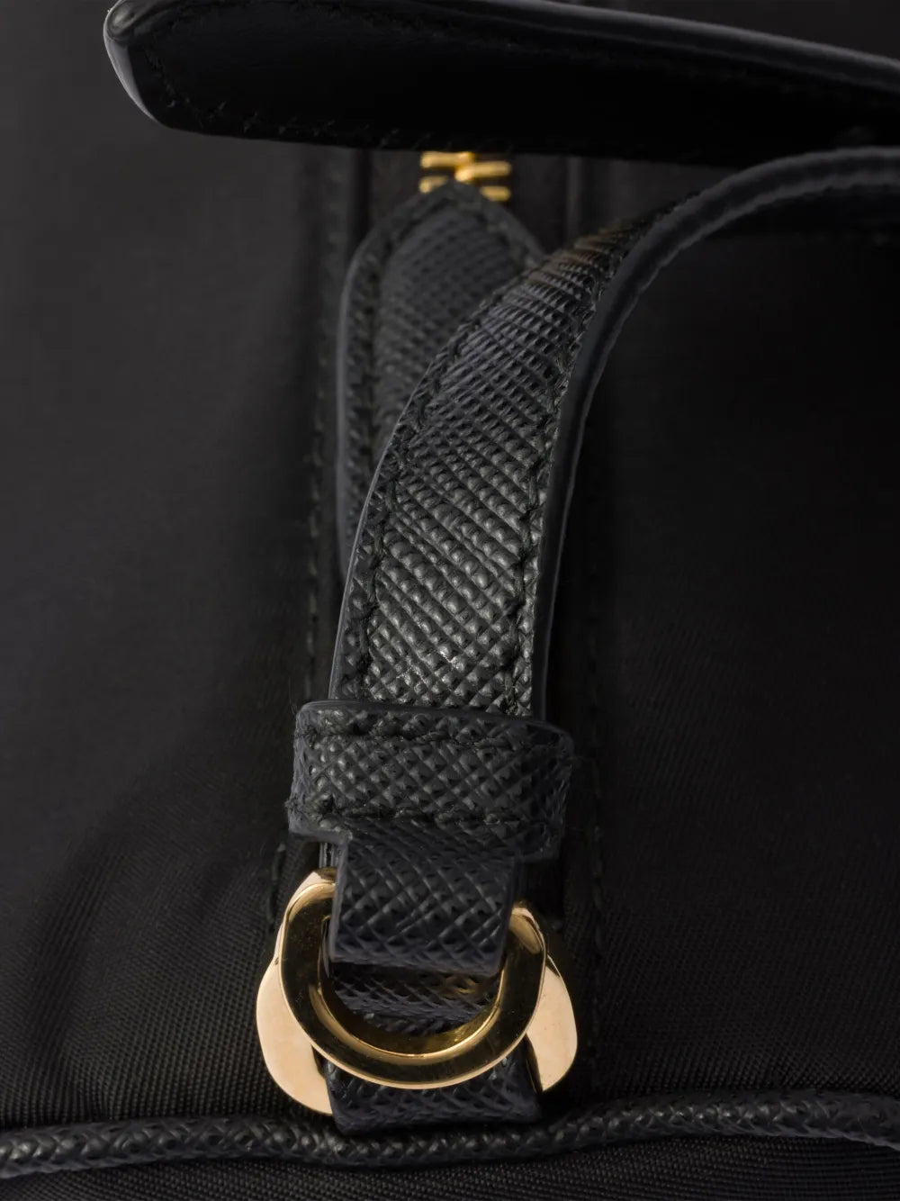 Prada Triangle Logo Pouch — Same as shown — Size One Size — Detail View