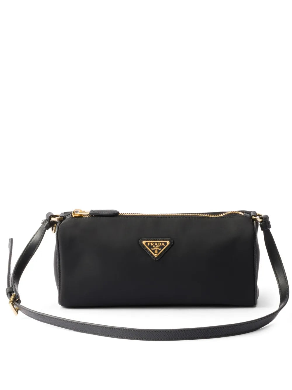 Prada Triangle Logo Pouch — Same as shown — Size One Size — Front View