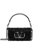 Valentino Garavani Small Loco Embroidered Shoulder Bag — Same as shown — Size One Size — Front View