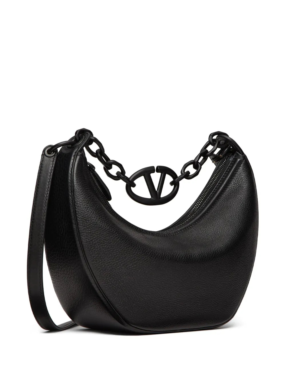Valentino Garavani Small Vlogo Moon Shoulder Bag — Same as shown — Size One Size — Back View