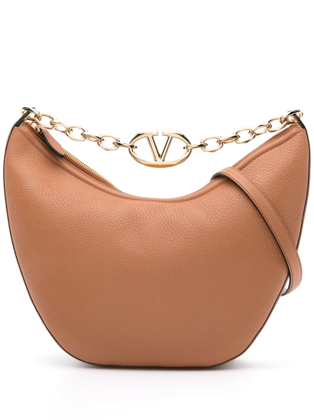 Valentino Garavani Medium Vlogo Moon Hobo Bag — Same as shown — Size One Size — Front View