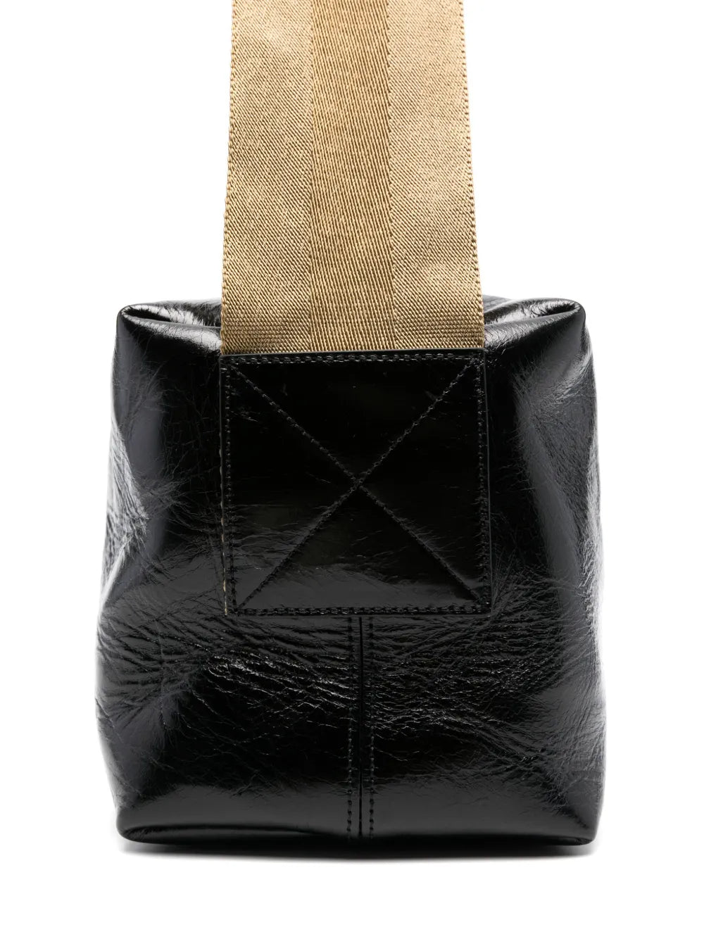 Uma Wang Logo Debossed Shoulder Bag — Same as shown — Size One Size — Top View