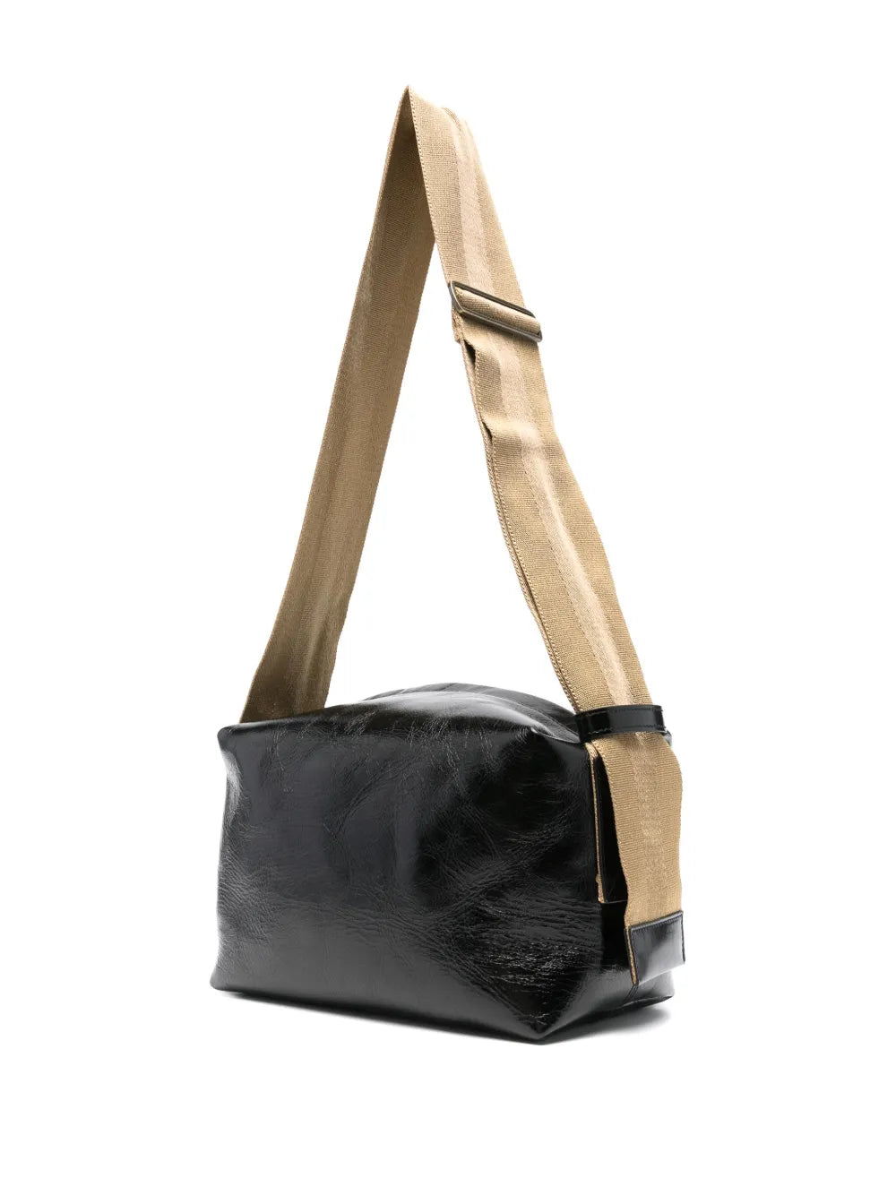 Uma Wang Logo Debossed Shoulder Bag — Same as shown — Size One Size — Back View