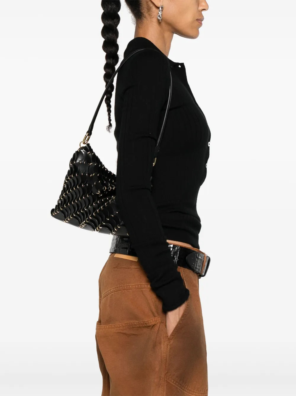 Rabanne Paco Shoulder Bag — Same as shown — Size One Size — Side View