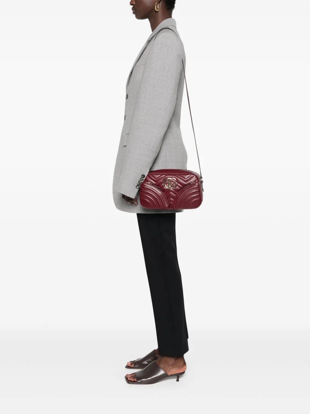 Gucci Small Gg Marmont Shoulder Bag — Same as shown — Size One Size — Side View