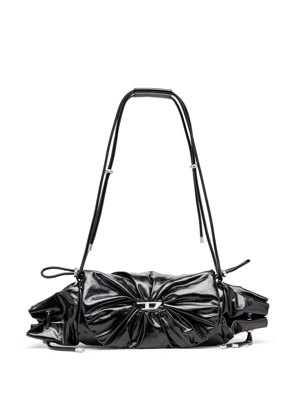 Diesel Scrunch D Shoulder Bag — Same as shown — Size One Size — Front View