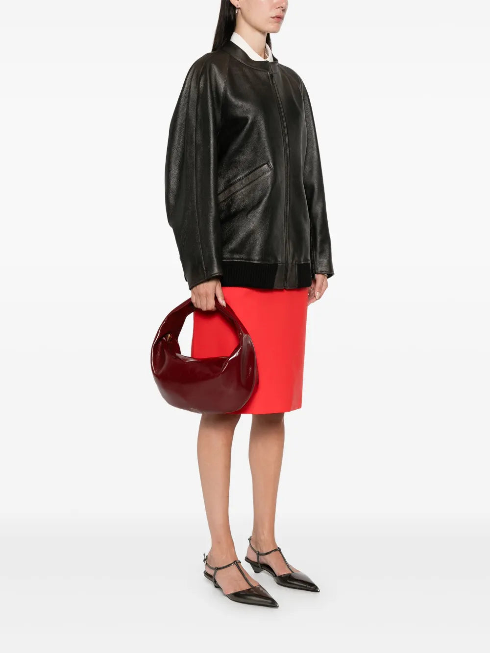 Khaite Olivia Shoulder Bag — Same as shown — Size One Size — Side View