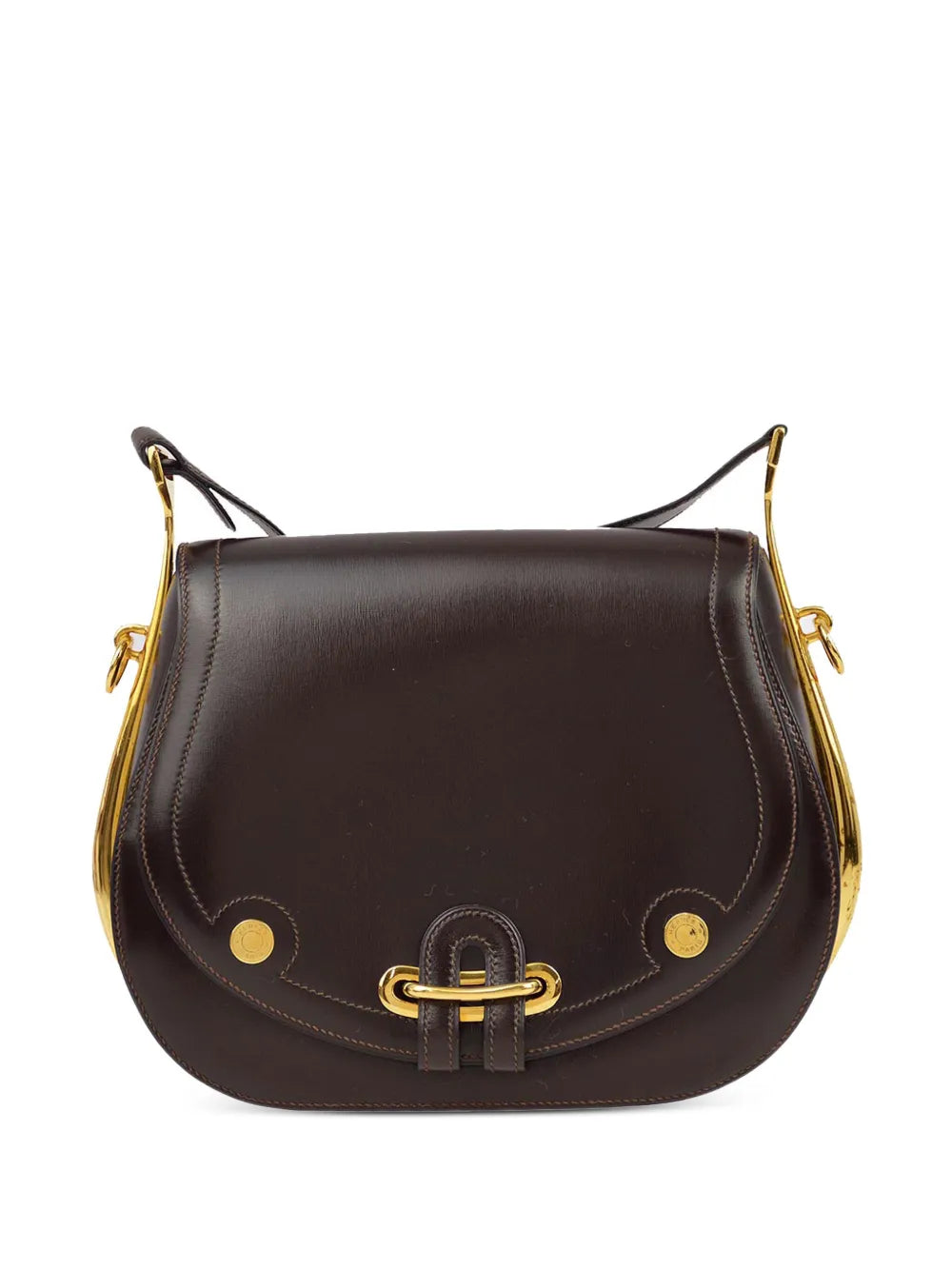 Hermes Pre Owned 1983 Passe Guide Shoulder Bag — Same as shown — Size One Size — Front View