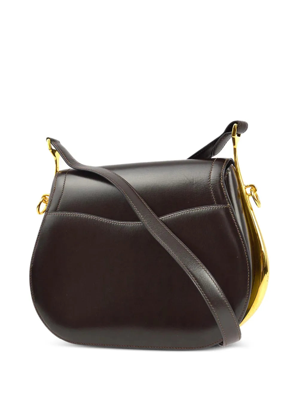 Hermes Pre Owned 1983 Passe Guide Shoulder Bag — Same as shown — Size One Size — Side View