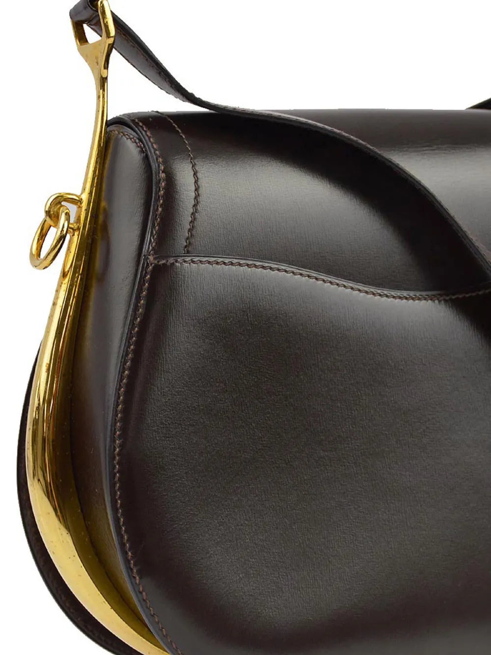 Hermes Pre Owned 1983 Passe Guide Shoulder Bag — Same as shown — Size One Size — Back View